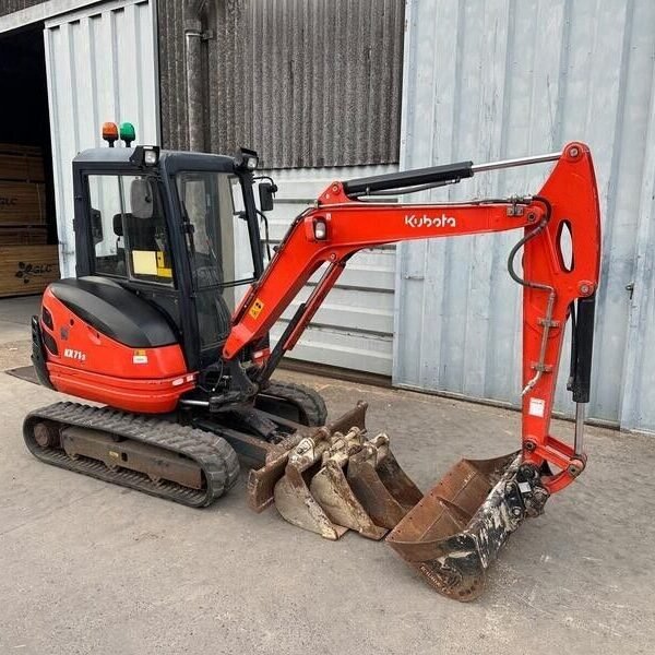 Mini Pelle Kubota KX71-3 , 2014 , 2,7T